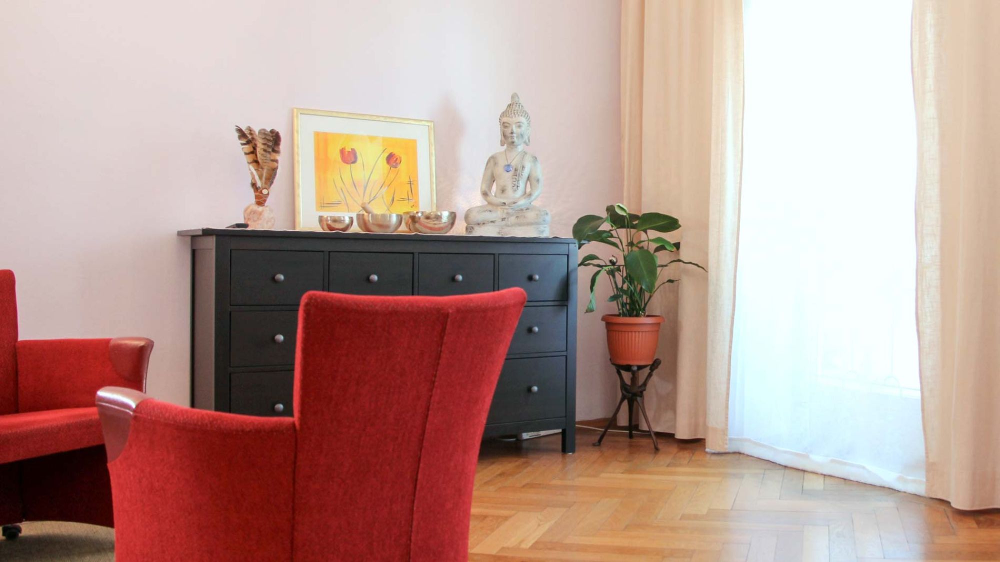 Patientin bei Therapie